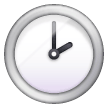 two o’clock as rendered by Samsung