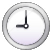 nine o’clock as rendered by Samsung