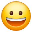 grinning face as rendered by Samsung