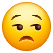 faccina contrariata as rendered by Samsung