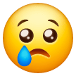 weinendes Gesicht as rendered by Samsung