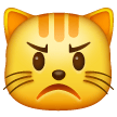 schmollende Katze as rendered by Samsung