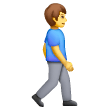 man walking: facing right as rendered by Samsung