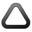 Triangle with Rounded Corners as rendered by Samsung