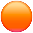 círculo naranja as rendered by Samsung