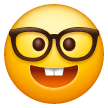faccina nerd as rendered by Samsung