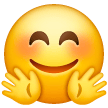 faccina che abbraccia as rendered by Samsung