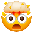 exploding head as rendered by Samsung