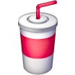 cup with straw as rendered by Samsung