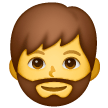 man: beard as rendered by Samsung