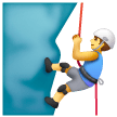 man climbing as rendered by Samsung