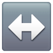 freccia sinistra-destra as rendered by Samsung