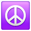 peace symbol as rendered by Samsung