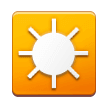 White Sun with Rays as rendered by Samsung