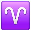 Widder (Sternzeichen) as rendered by Samsung