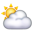 sol por trás das nuvens as rendered by Samsung