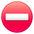 no entry as rendered by Samsung