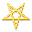 Inverted Pentagram as rendered by Samsung