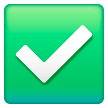 check mark button as rendered by Samsung