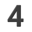 Digit Four as rendered by Samsung