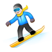 Snowboarder as drawn by Samsung in Touchwiz 2.0
