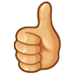 Thumbs up as drawn by Samsung in Touchwiz 2.0
