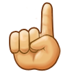 Index Pointing up as drawn by Samsung in Touchwiz 2.0