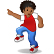 Woman Dancing as drawn by Samsung in Touchwiz 5.1