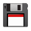 Floppy Disk as drawn by Samsung in Touchwiz 5.1