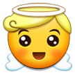 天使の輪がついた笑顔 as drawn by Samsung in Touchwiz 5.1