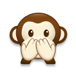 Speak-No-Evil Monkey as drawn by Samsung in Touchwiz 5.1