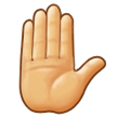 Raised Hand as drawn by Samsung in Touchwiz 5.1
