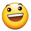 Grinning Face with Big Eyes, the previous design