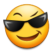 Smiling Face with Sunglasses, the previous design