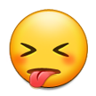 Squinting Face with Tongue as drawn by Samsung in Touchwiz 6.0