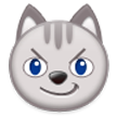 Cat with Wry Smile, the previous design