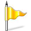 Triangular Flag as drawn by Samsung in Touchwiz 6.0