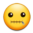 Zipper-Mouth Face, the previous design