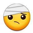Face with Head-Bandage as drawn by Samsung in Touchwiz 6.0