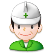 Construction Worker as drawn by Samsung in Touchwiz 7.0
