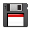 Floppy Disk as drawn by Samsung in Touchwiz 7.0