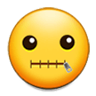 Zipper-Mouth Face, the design in this release