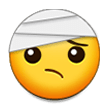 Face with Head-Bandage as drawn by Samsung in Touchwiz 7.0
