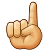 Index Pointing up as drawn by Samsung in Touchwiz 7.0