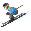 Skier as drawn by Samsung in Touchwiz 7.0