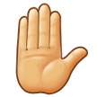 Raised Hand as drawn by Samsung in Touchwiz 7.0