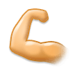 Flexed Biceps as drawn by Samsung in Touchwiz 7.1