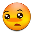 Flushed Face as drawn by Samsung in Touchwiz 7.1