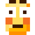 Flushed Face as drawn by SerenityOS in 2024 01 31