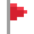 Triangular Flag as drawn by SerenityOS in 2024 01 31